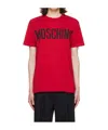 Moschino Red Printed T-shirt In Red