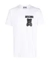 Moschino Logo Printed T-shirt In White