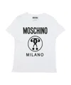 Moschino Logo Details Short-sleeved T-shirt In White