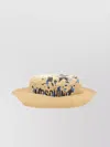 Moschino Logo Printed Wide Brim Bucket Hat