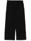 Moschino Logo-raised Sweatpants In Schwarz