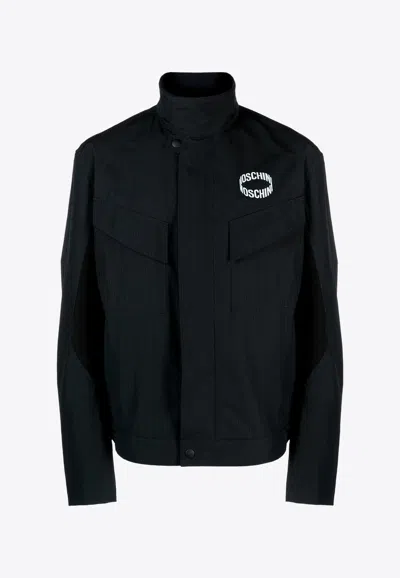 Moschino Logo Ripstop Jacket
