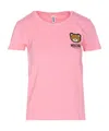 Moschino Logo Round-neck T-shirt In Pink