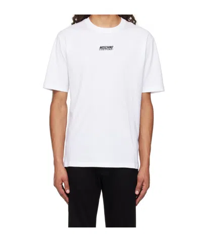 MOSCHINO LOGO ROUND-NECK T-SHIRT