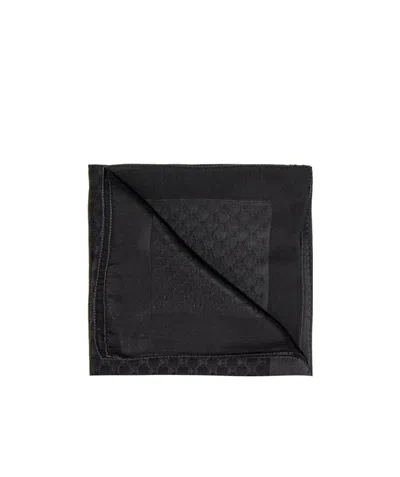 Moschino Logo Scarf In Black