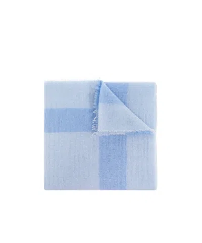 Moschino Logo Scarf In Blue