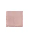 Moschino Logo-embossed Fringed Scarf In Pink