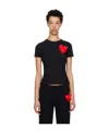 Moschino Logo Short-sleeved T-shirt In Black