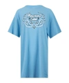 Moschino Logo Short-sleeved T-shirt In Blue