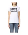 Moschino Logo Short-sleeved T-shirt In White