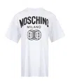 Moschino Logo Short-sleeved T-shirt In White