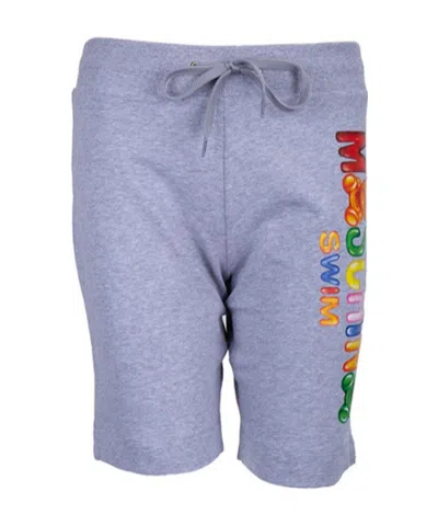 Moschino Logo Shorts In Blue