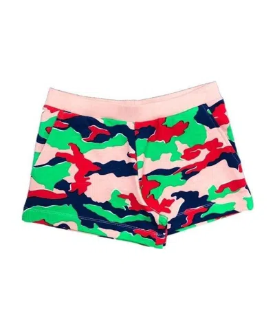 Moschino Logo Shorts In Pink