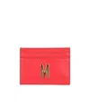 Moschino Logo Signage Clip In Red