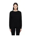 Moschino Logo Sweater In Black