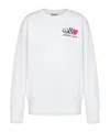 Moschino Logo Sweatshirt In White