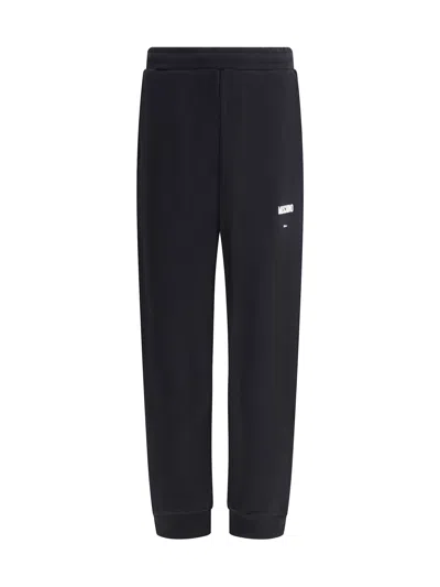 Moschino Logo Sweatpants In Black