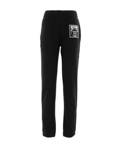 Moschino Logo Sweatpants In Black