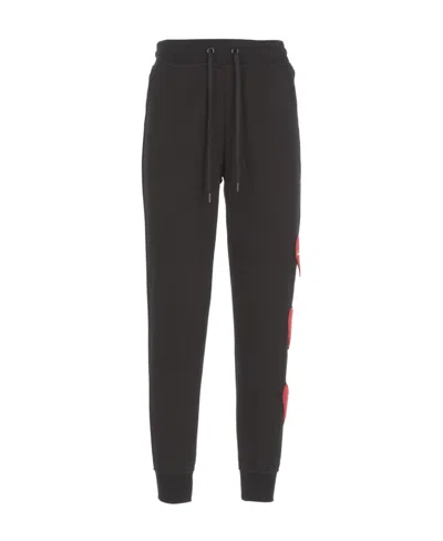Moschino Logo Sweatpants In Black
