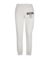 Moschino Logo Sweatpants In White