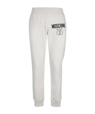 Moschino Logo Sweatpants In White
