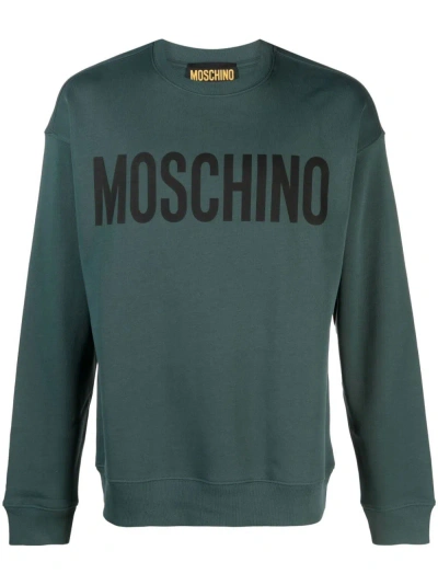 Moschino Logo Sweatshirt In グリーン