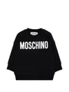 Moschino Logo Sweatshirt In Black