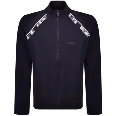Moschino Logo Sweatshirt Navy In Blue