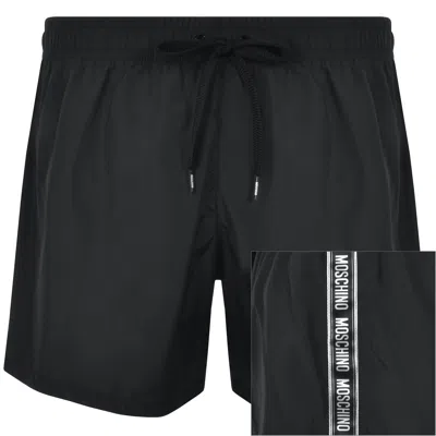 Moschino Logo Swim Shorts Black