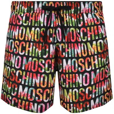 Moschino Logo Swim Shorts Black
