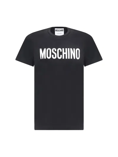 Moschino Logo T-shirt In Black