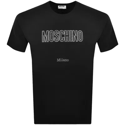 Moschino Logo T Shirt Black