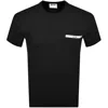 Moschino Embroidered Organic Cotton Jersey T-shirt In Black