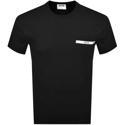 MOSCHINO MOSCHINO LOGO T SHIRT BLACK