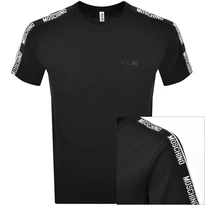 Moschino Logo T Shirt Black