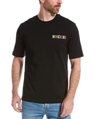 Moschino Logo T-shirt In Black