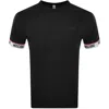 Moschino Cuff T-shirt In Black