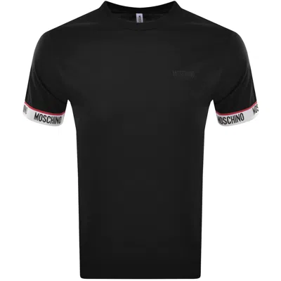 Moschino Cuff T-shirt In Black