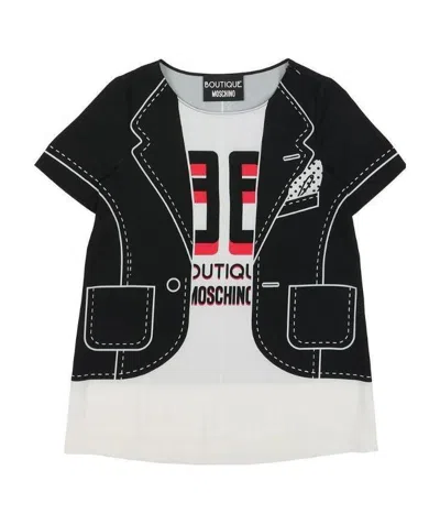 Moschino Logo T-shirt In Black