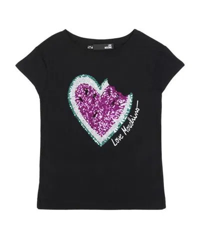 Moschino Logo T-shirt In Black
