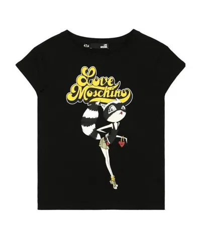 Moschino Logo T-shirt In Black