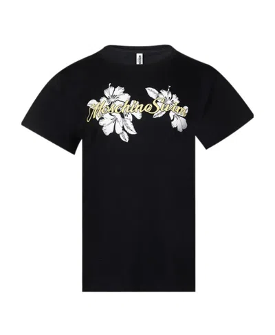 Moschino Logo T-shirt In Black