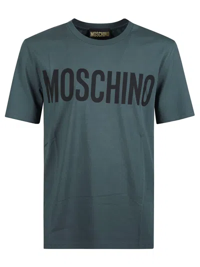 Moschino Logo T-shirt In Green