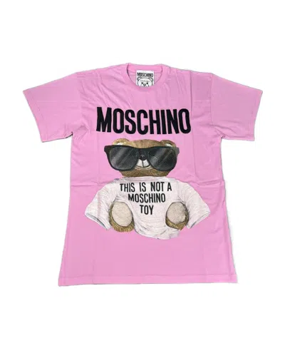 Moschino Logo T-shirt In Purple