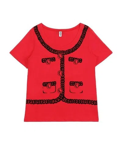 Moschino Logo T-shirt In Red