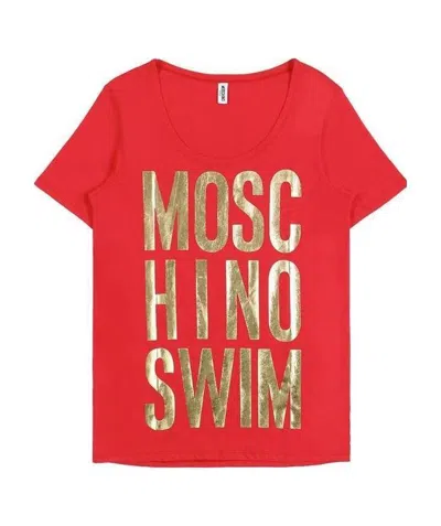 Moschino Logo T-shirt In Red