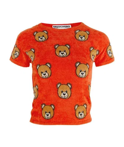 Moschino Logo T-shirt In Red