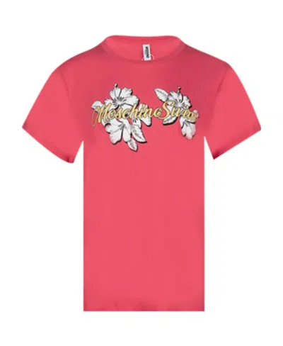 Moschino Logo T-shirt In Red
