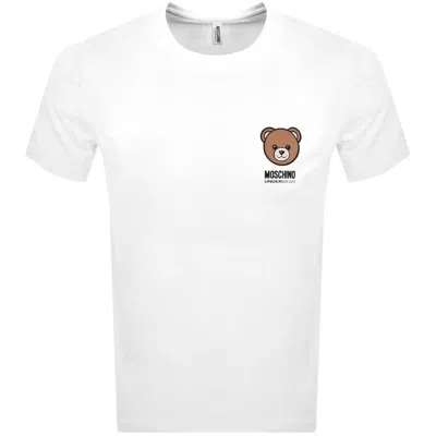 MOSCHINO MOSCHINO LOGO T SHIRT WHITE