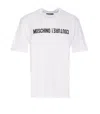 Moschino Upside Down Logo T-shirt In White